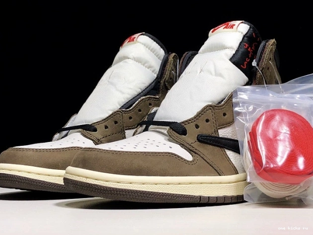 Rep Onekick CD4487 'Mocha' Jordan Scott Retro OG High x 1 100 - Air Travis 0816